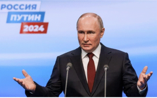 Владимир Путин 87 гаруй хувийн санал авч ялалт байгууллаа